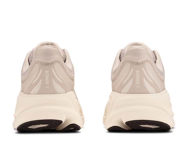 Hoka Mens Bondi 9 - River Rock Grey/Alabaster - Neutral - AW26
