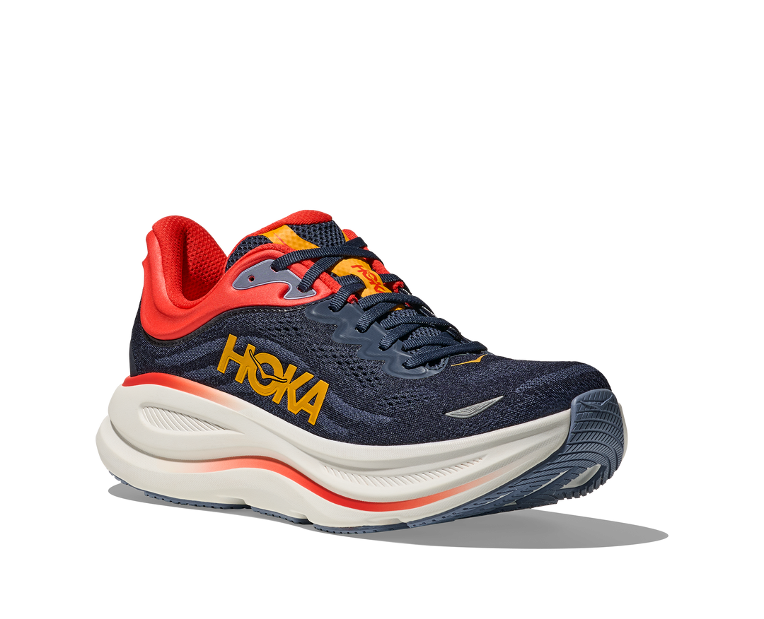 Hoka Mens Bondi 9 - Varsity Navy/Nautical Blue - Neutral - SS25
