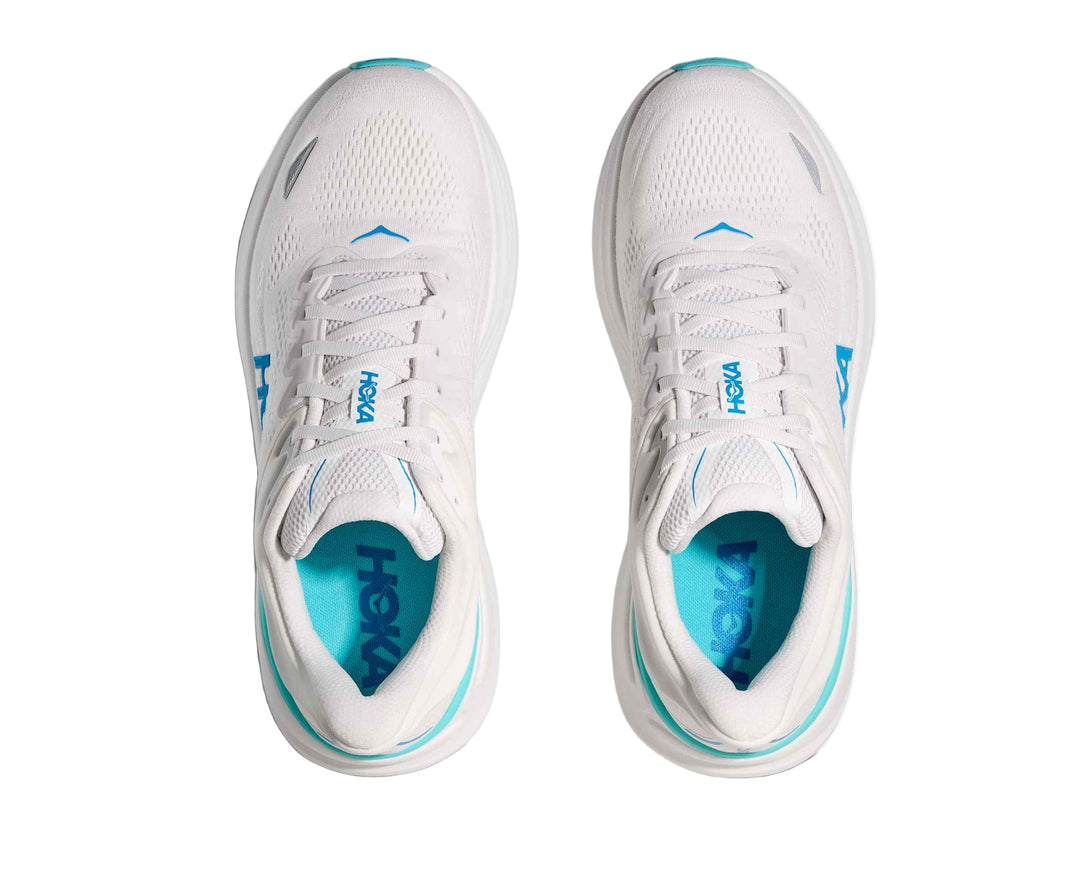 Hoka Mens Bondi 9 - White/Hoka Blue - Neutral - SS25
