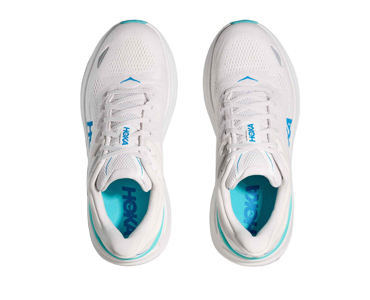 Hoka Mens Bondi 9 - White/Hoka Blue - Neutral - SS25