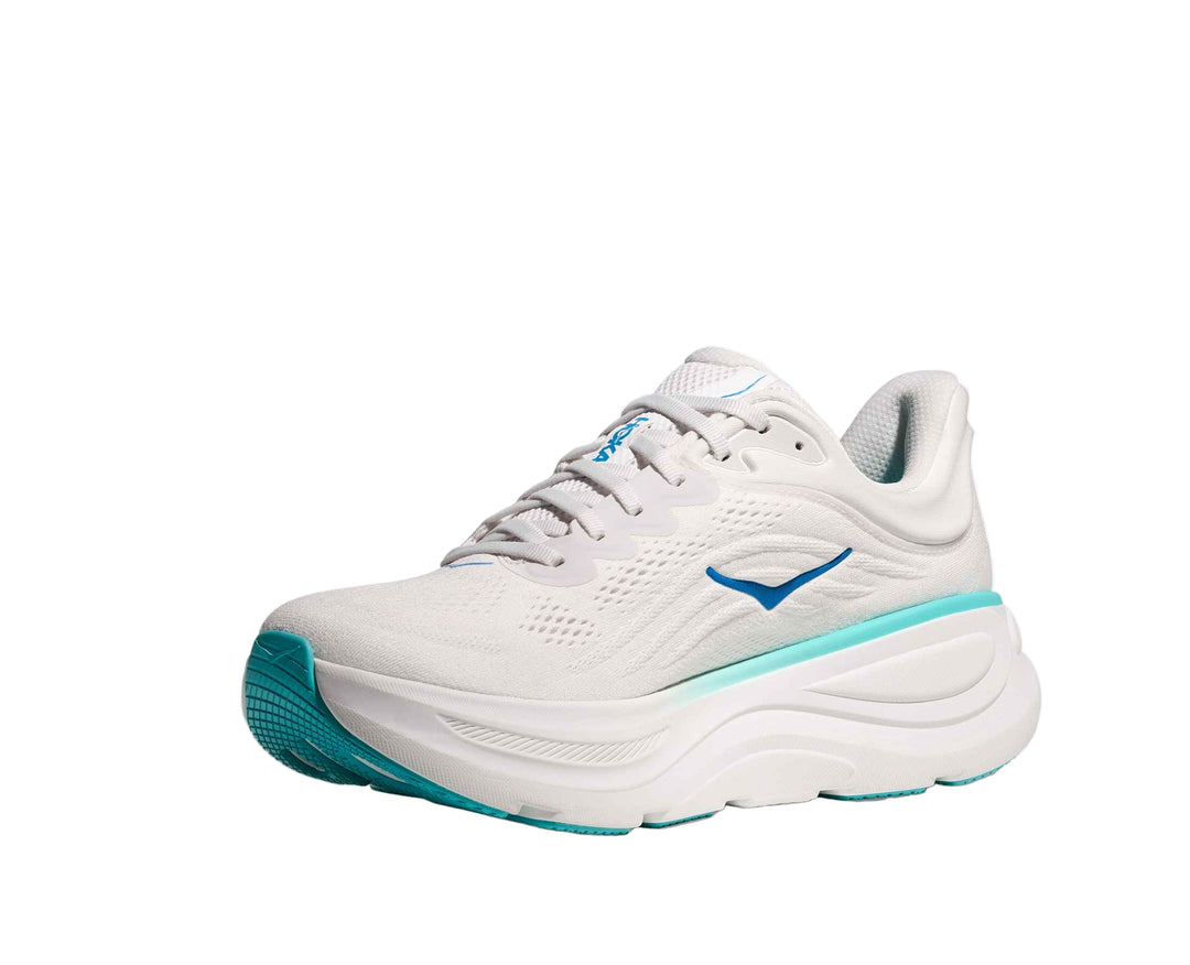 Hoka Mens Bondi 9 - White/Hoka Blue - Neutral - SS25