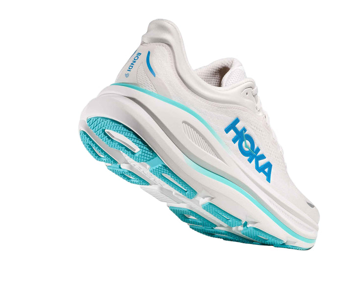 Hoka Mens Bondi 9 - White/Hoka Blue - Neutral - SS25