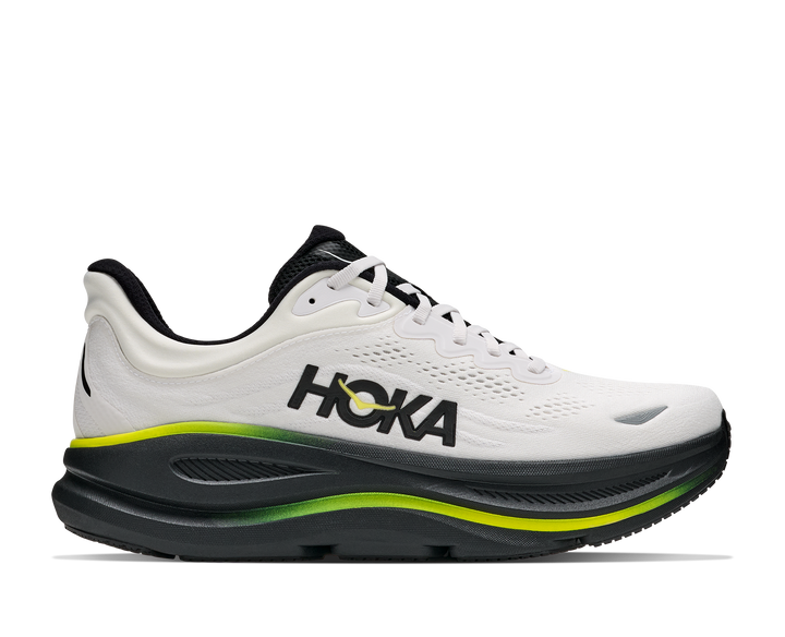 Hoka Mens Bondi 9 - White/Citrus - Neutral - AW26
