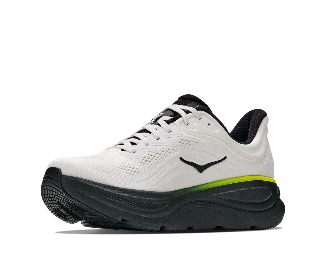 Hoka Mens Bondi 9 - White/Citrus - Neutral - AW26