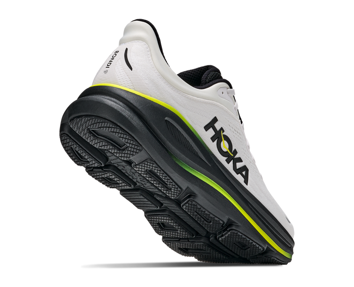 Hoka Mens Bondi 9 - White/Citrus - Neutral - AW26