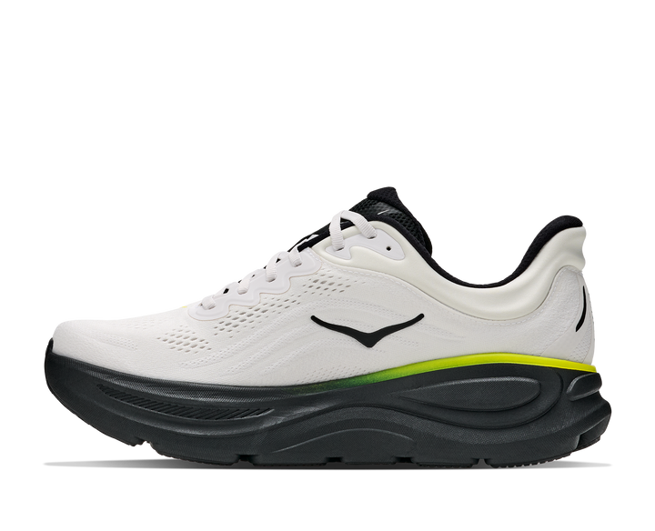 Hoka Mens Bondi 9 - White/Citrus - Neutral - AW26
