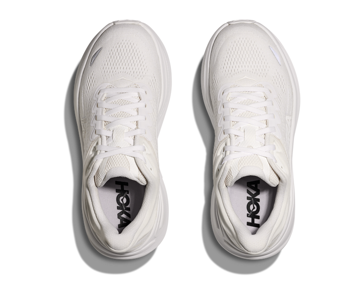 Hoka Mens Bondi 9 - White/White - Neutral - SS25