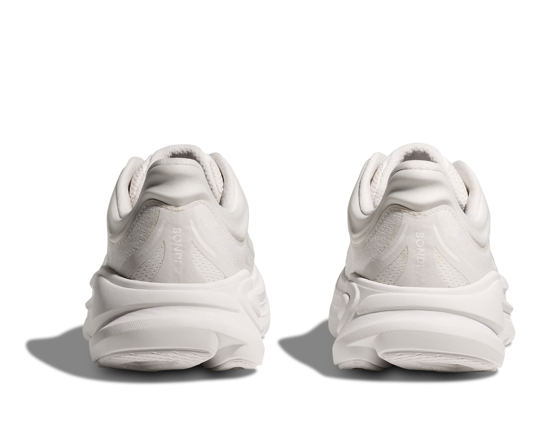 Hoka Mens Bondi 9 - White/White - Neutral - SS25