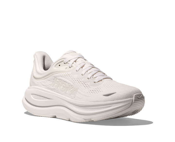 Hoka Mens Bondi 9 - White/White - Neutral - SS25