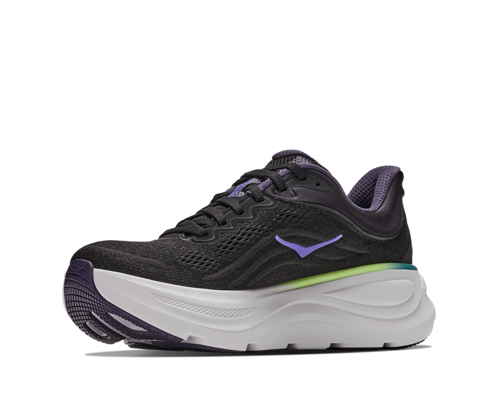 Hoka Womens Bondi 9 - Black/Neon Dragonfruit - Neutral - AW26