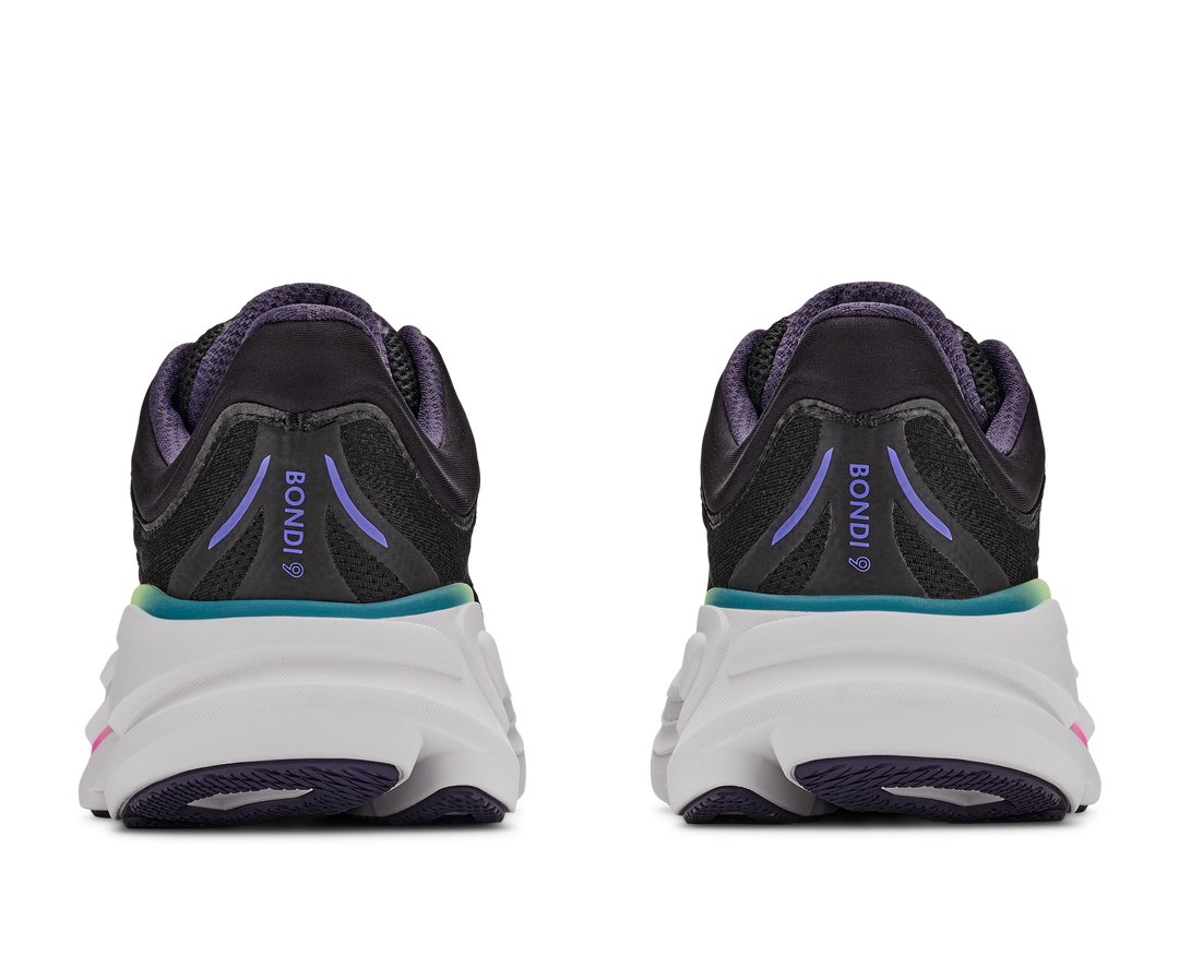 Hoka Womens Bondi 9 - Black/Neon Dragonfruit - Neutral - AW26