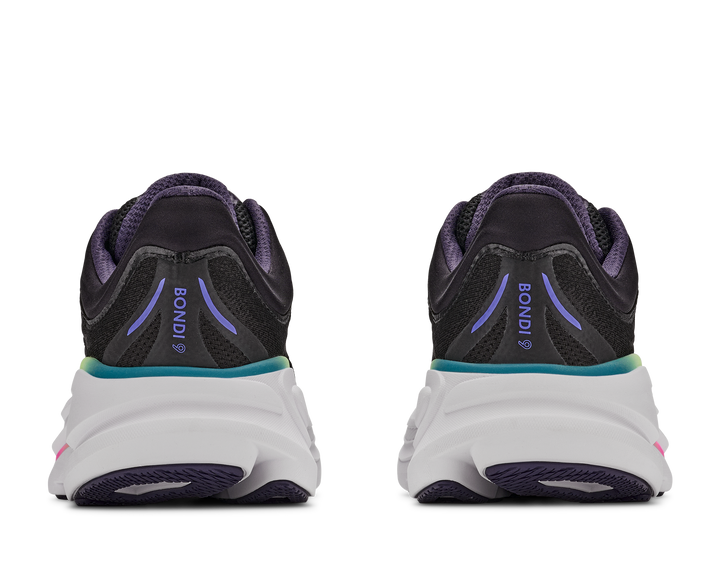 Hoka Womens Bondi 9 - Black/Neon Dragonfruit - Neutral - AW26