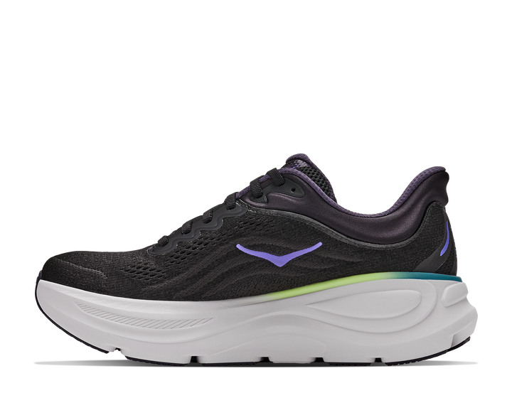 Hoka Womens Bondi 9 - Black/Neon Dragonfruit - Neutral - AW26