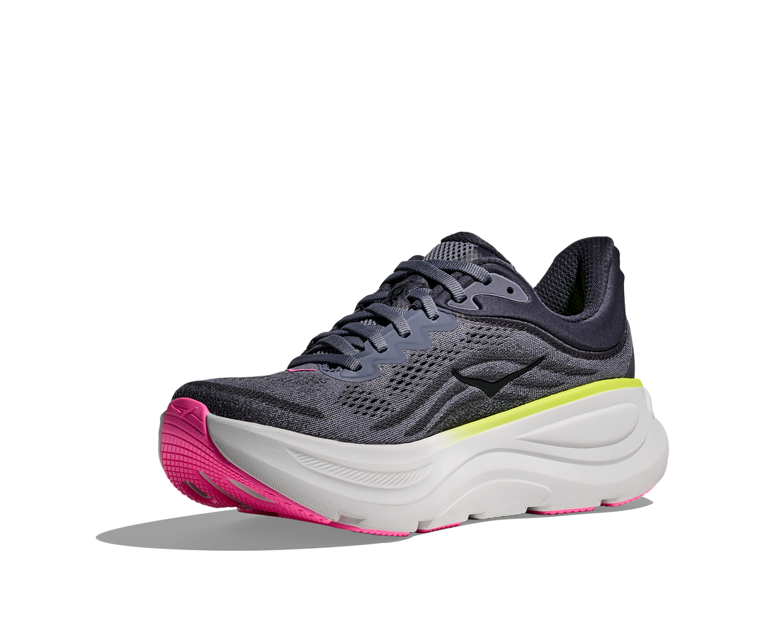 Hoka Womens Bondi 9 - Charcoal Grey/Grey Skies - Neutral - AW25