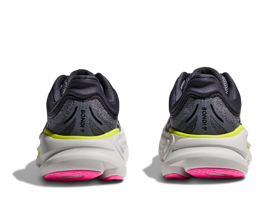 Hoka Womens Bondi 9 - Charcoal Grey/Grey Skies - Neutral - AW25