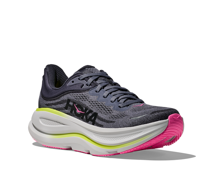 Hoka Womens Bondi 9 - Charcoal Grey/Grey Skies - Neutral - AW25