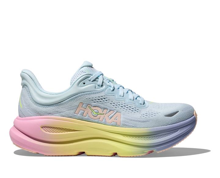 Hoka Womens Bondi 9 - Glimmering Blue/Overcast - Neutral - AW26