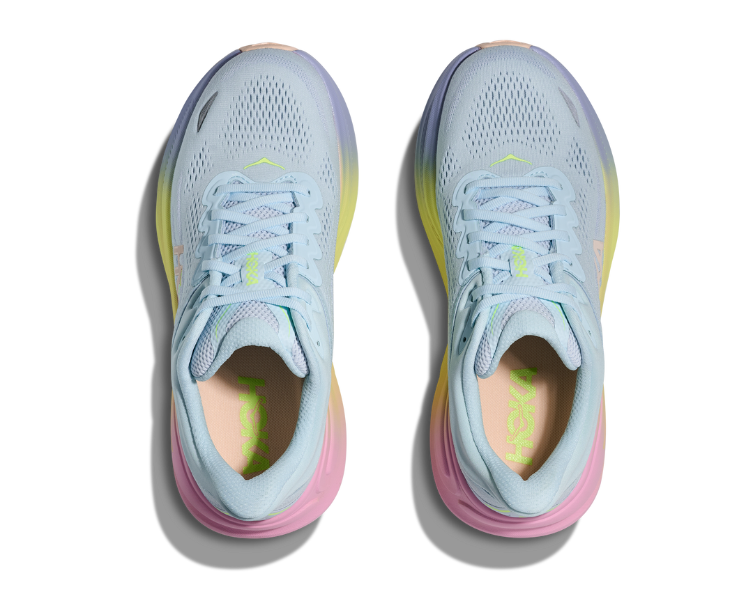 Hoka Womens Bondi 9 - Glimmering Blue/Overcast - Neutral - AW26