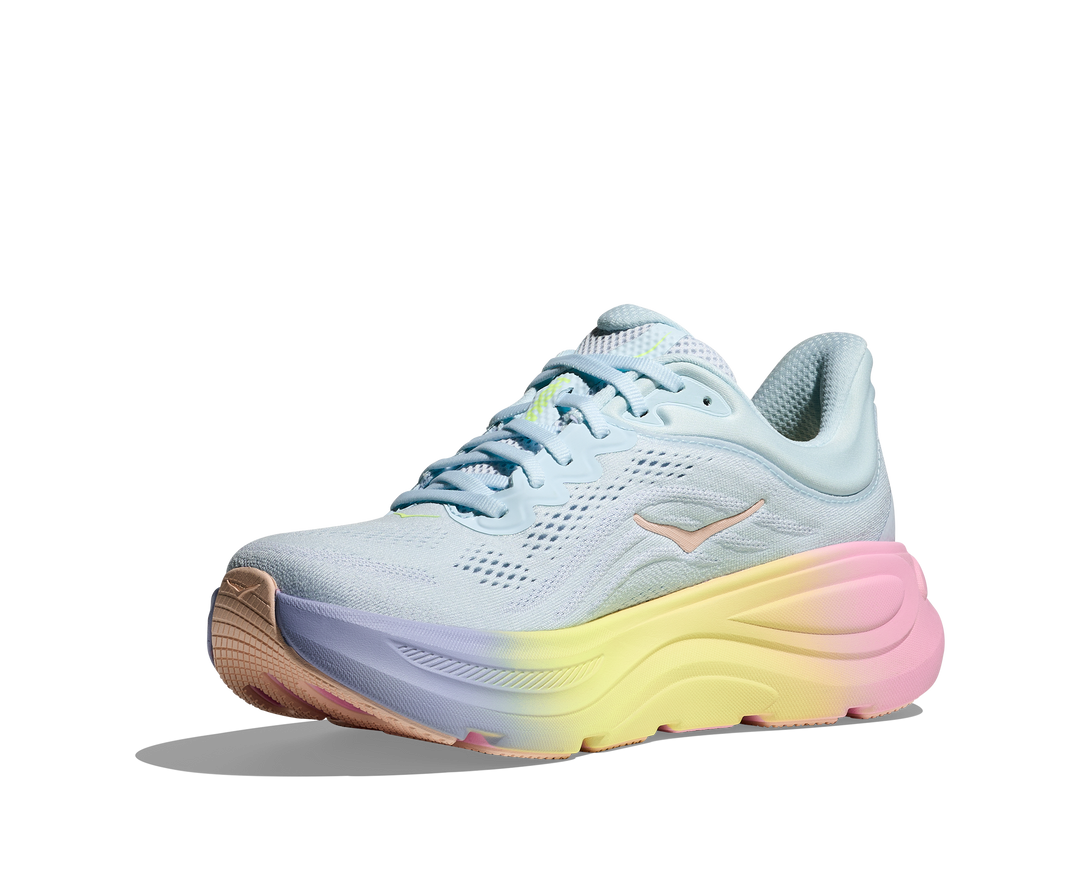 Hoka Womens Bondi 9 - Glimmering Blue/Overcast - Neutral - AW26