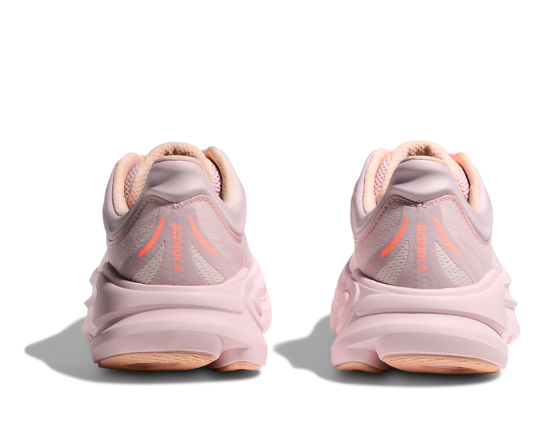 Hoka Womens Bondi 9 - Lilac Cream/Tangerine Glow - Neutral - SS26