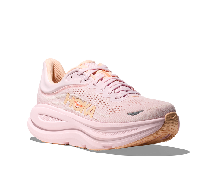 Hoka Womens Bondi 9 - Lilac Cream/Tangerine Glow - Neutral - SS26
