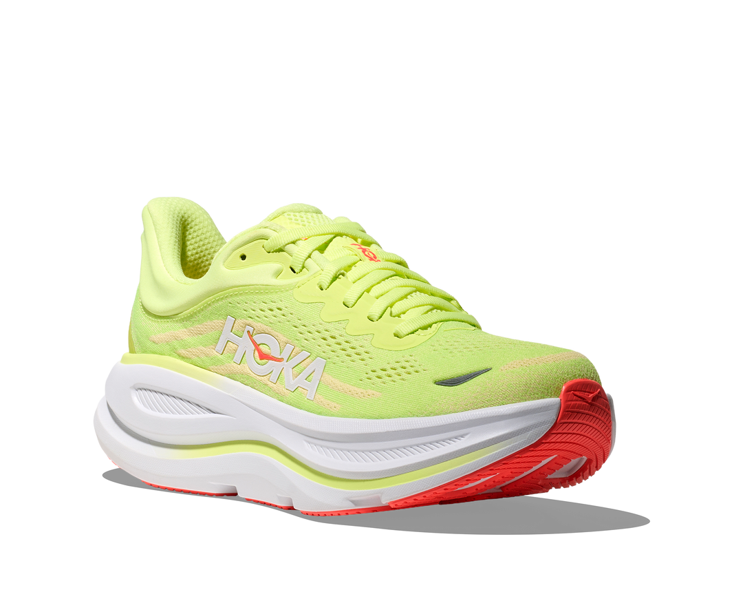 Hoka Womens Bondi 9 - Neon Yuzu/Sunlight - Neutral - SS26