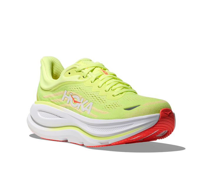 Hoka Womens Bondi 9 - Neon Yuzu/Sunlight - Neutral - SS26