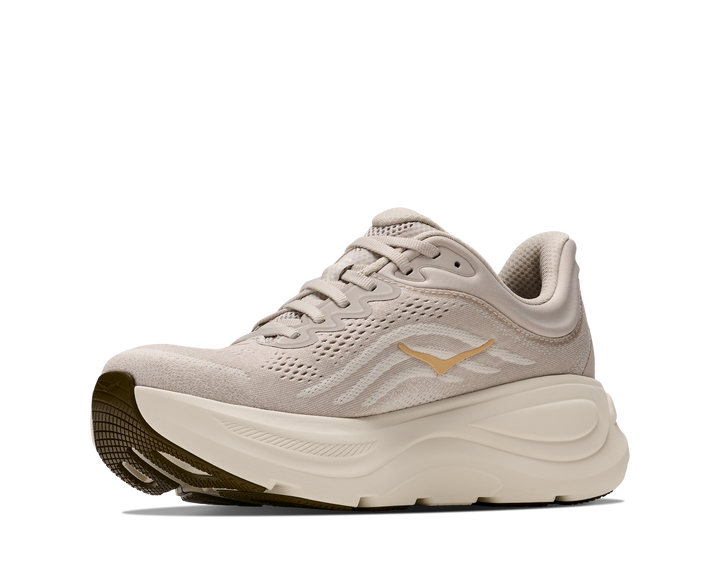 Hoka Womens Bondi 9 - River Rock Grey/Alabaster - Neutral - AW26
