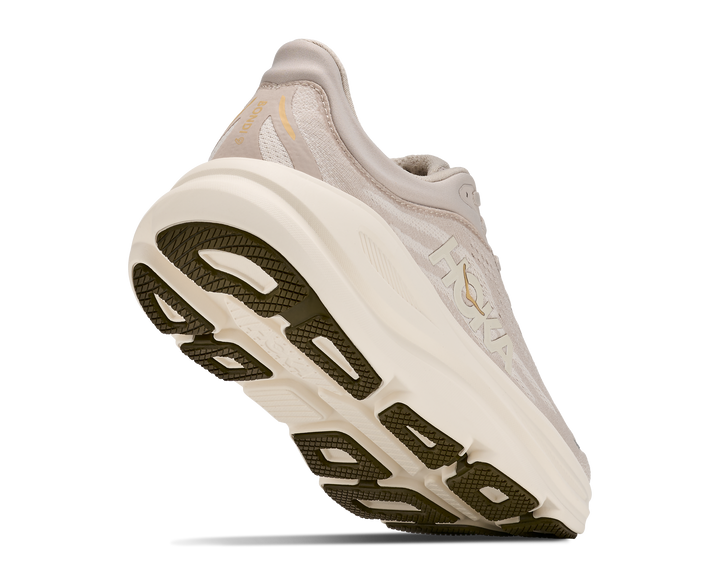 Hoka Womens Bondi 9 - River Rock Grey/Alabaster - Neutral - AW26