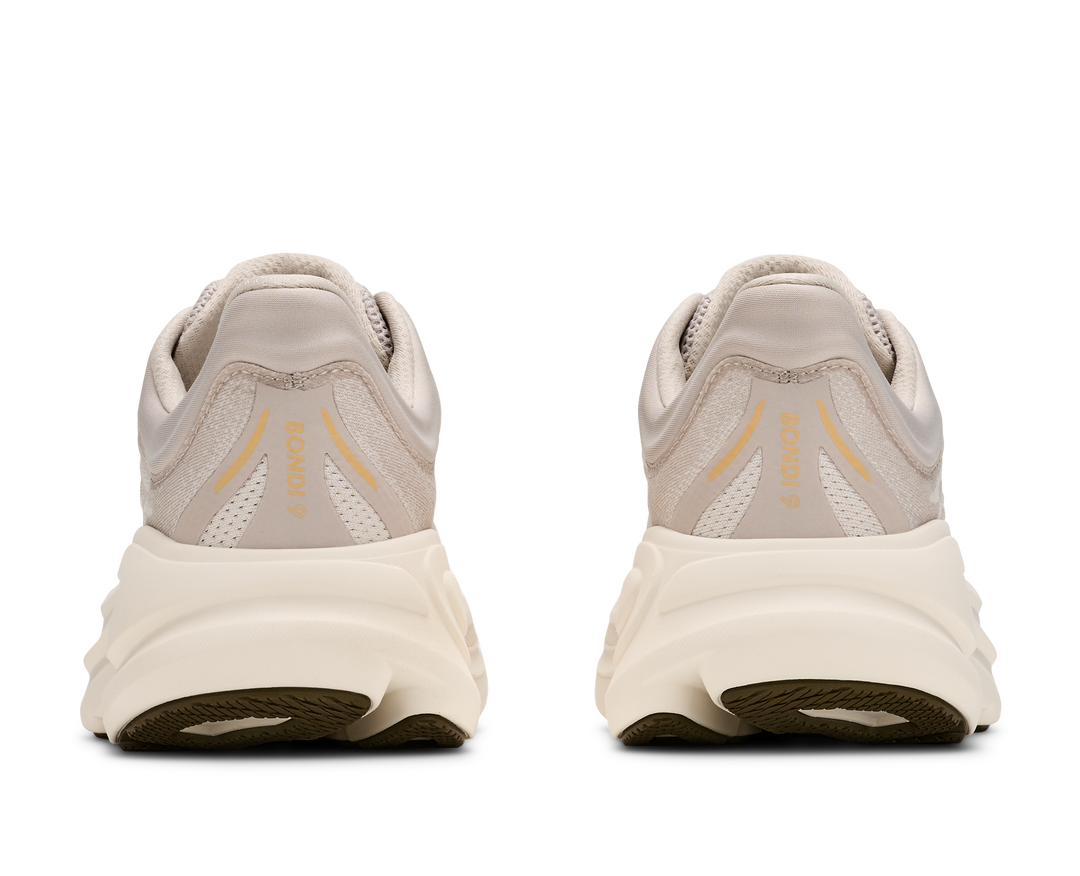 Hoka Womens Bondi 9 - River Rock Grey/Alabaster - Neutral - AW26