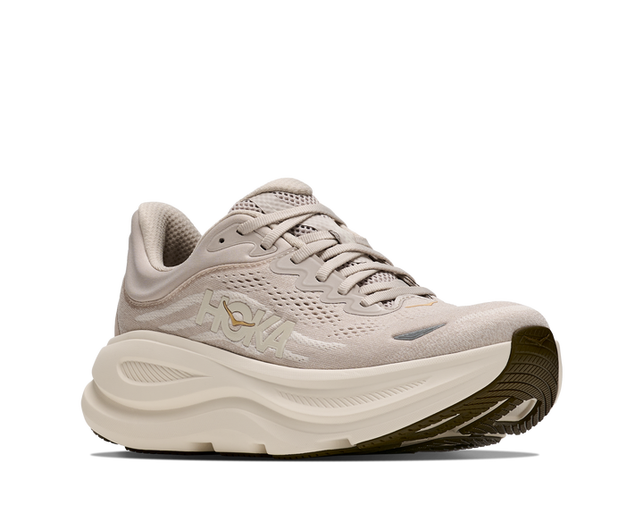 Hoka Womens Bondi 9 - River Rock Grey/Alabaster - Neutral - AW26