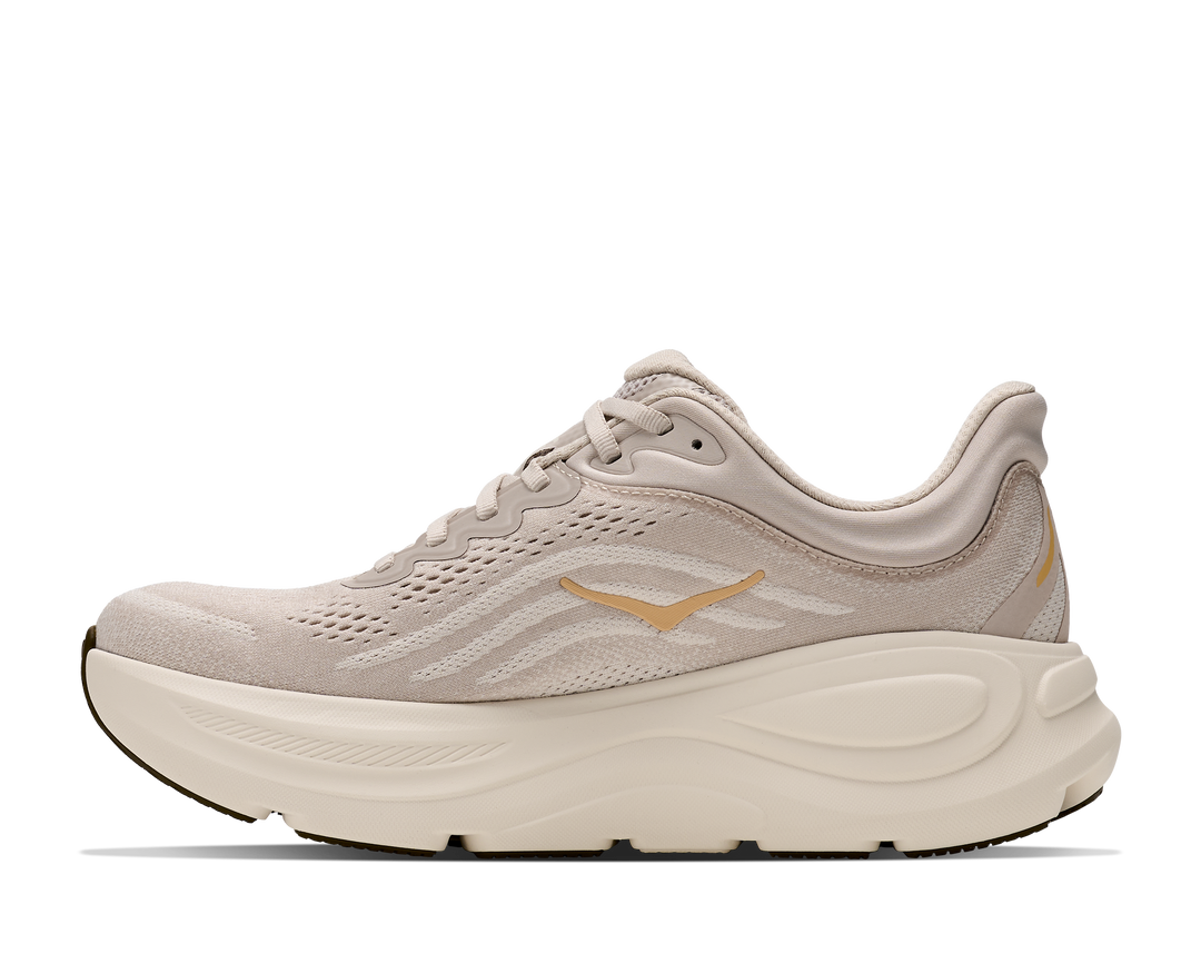 Hoka Womens Bondi 9 - River Rock Grey/Alabaster - Neutral - AW26