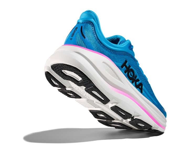 Hoka Womens Bondi 9 - Skyward Blue/Neon Fuchsia - Neutral - SS26