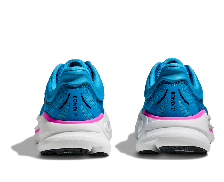 Hoka Womens Bondi 9 - Skyward Blue/Neon Fuchsia - Neutral - SS26