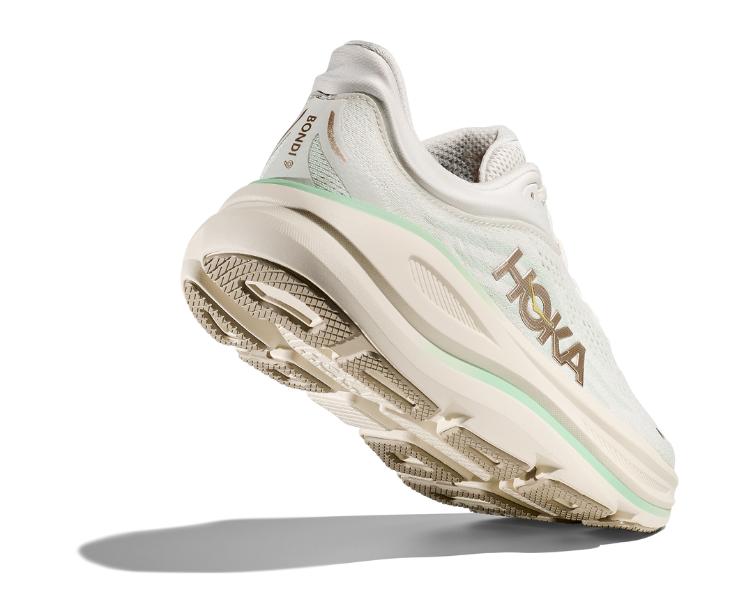 Hoka Womens Bondi 9 - Truffle Salt/Sea Glass - Neutral - AW25