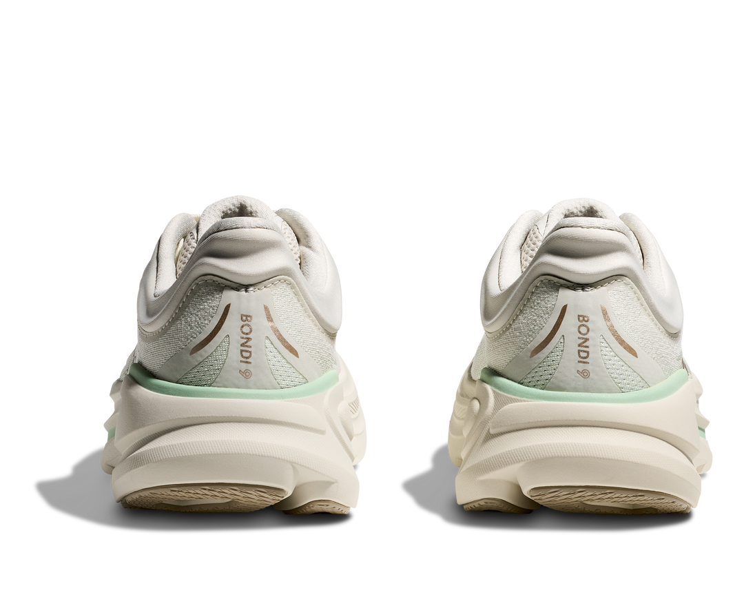 Hoka Womens Bondi 9 - Truffle Salt/Sea Glass - Neutral - AW25