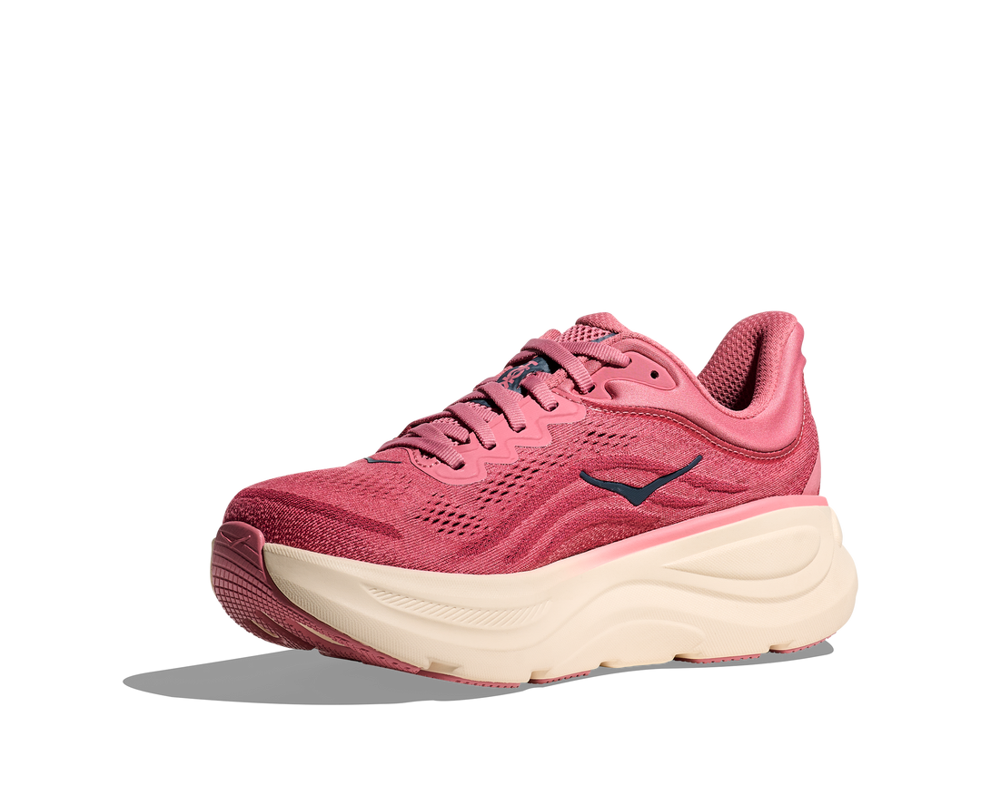 Hoka Womens Bondi 9 - Lingonberry/Cranberry - Neutral - SS26