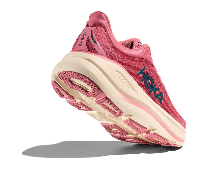 Hoka Womens Bondi 9 - Lingonberry/Cranberry - Neutral - SS26