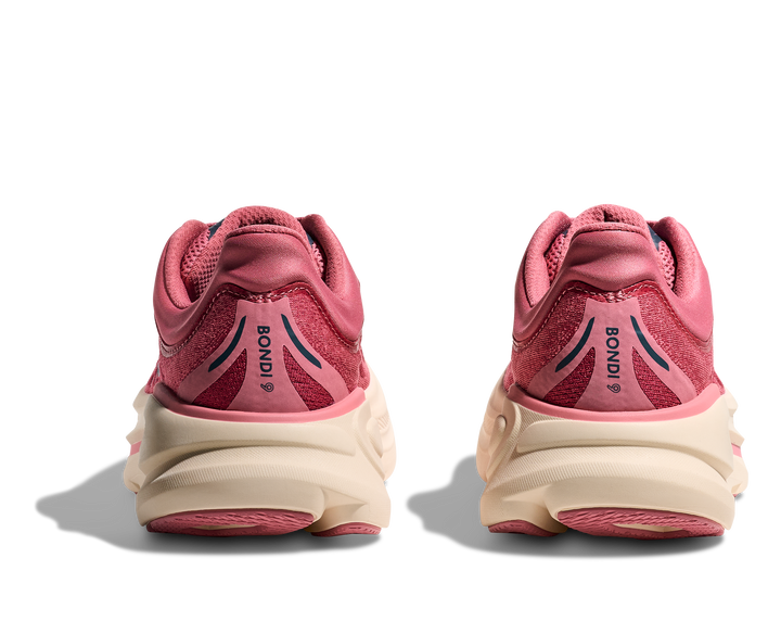 Hoka Womens Bondi 9 - Lingonberry/Cranberry - Neutral - SS26