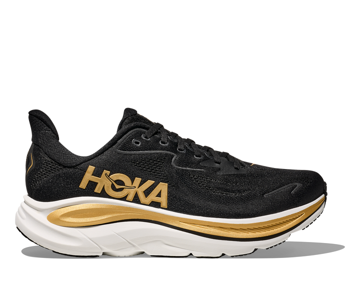 Hoka Mens Clifton 10 - Koshi Tan-Tan Black/Gold - Neutral - SS26