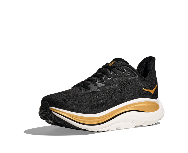 Hoka Mens Clifton 10 - Koshi Tan-Tan Black/Gold - Neutral - SS26