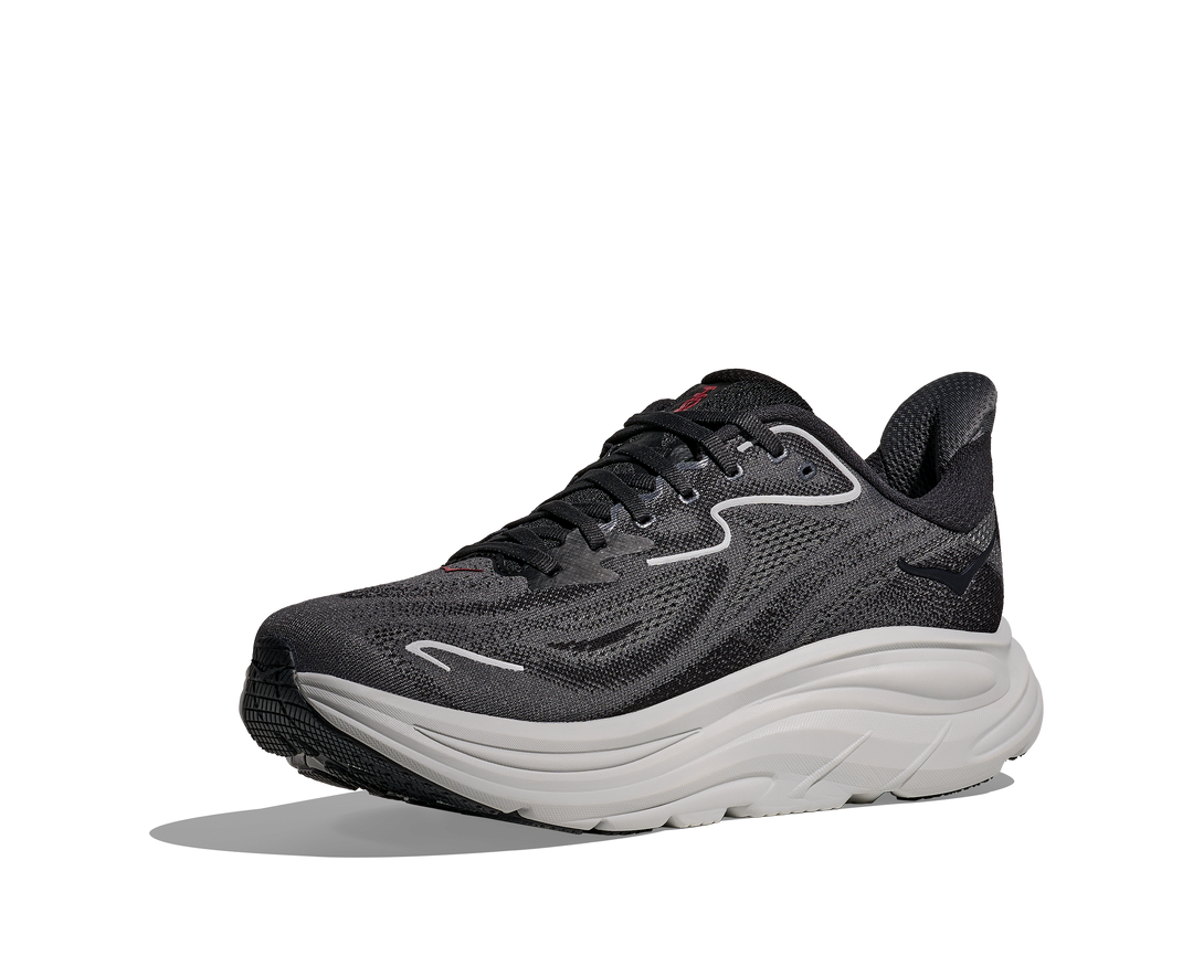 Hoka Mens Clifton 10 - Carbon Black/Satellite Grey - Neutral - AW25