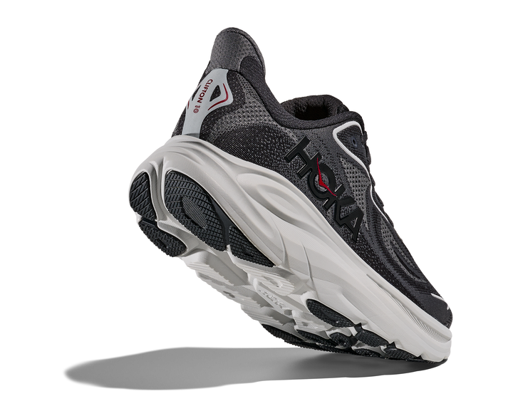 Hoka Mens Clifton 10 - Carbon Black/Satellite Grey - Neutral - AW25