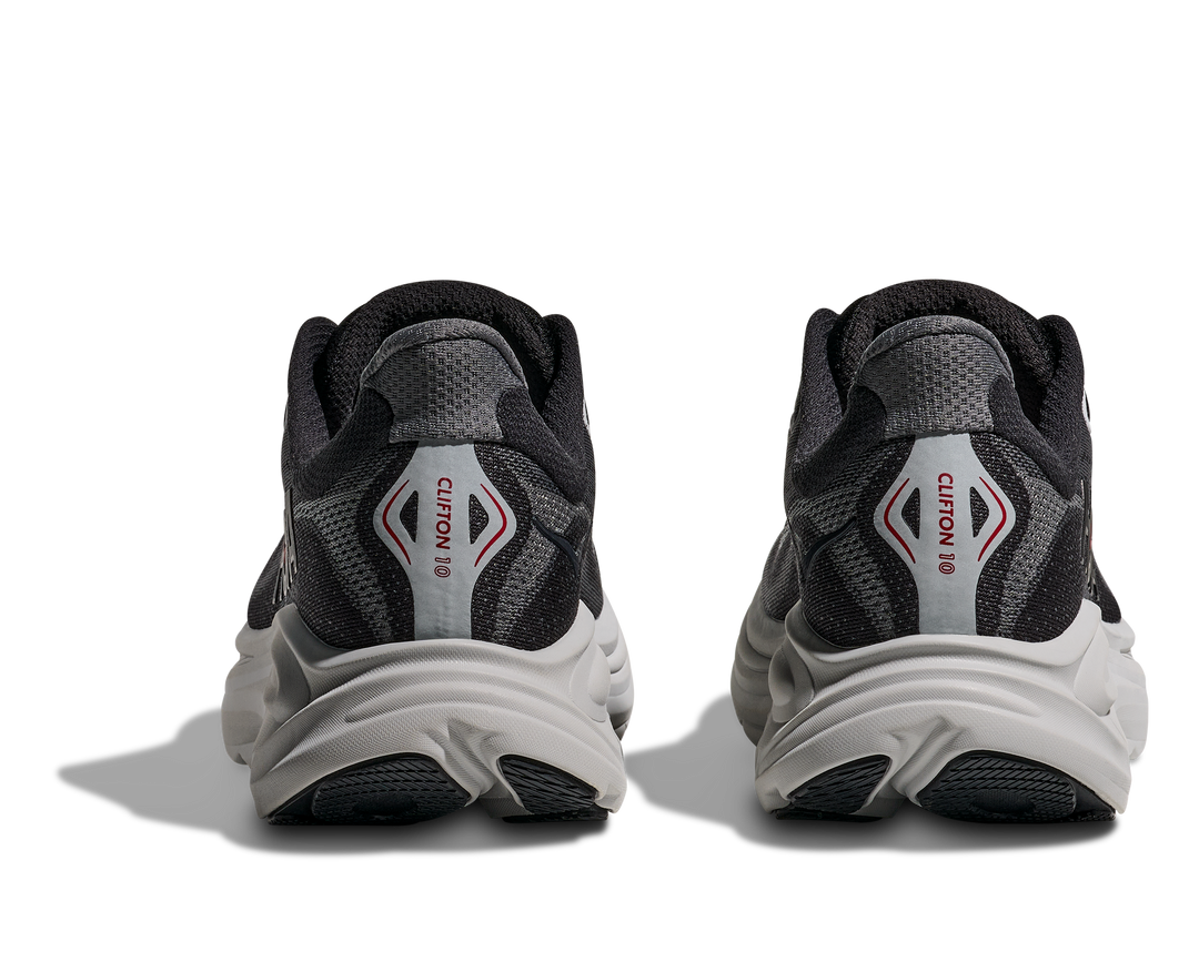 Hoka Mens Clifton 10 - Carbon Black/Satellite Grey - Neutral - AW25
