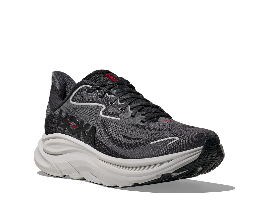 Hoka Mens Clifton 10 - Carbon Black/Satellite Grey - Neutral - AW25