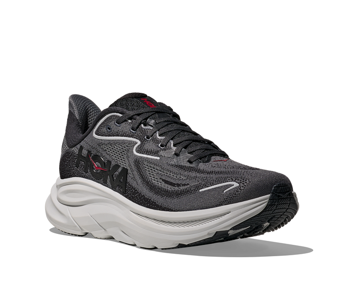 Hoka Mens Clifton 10 - Carbon Black/Satellite Grey - Neutral - AW25
