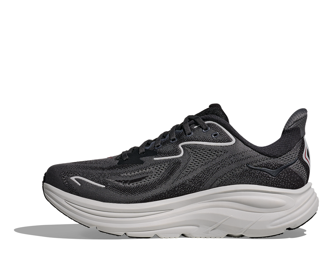 Hoka Mens Clifton 10 - Carbon Black/Satellite Grey - Neutral - AW25