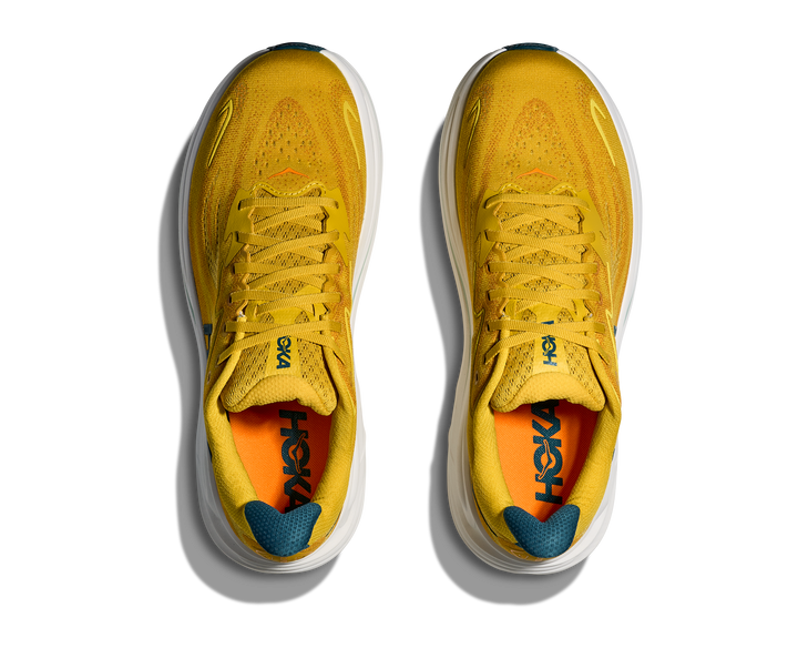 Hoka Mens Clifton 10 - Yellow Gold/Tidal Wave - Neutral - SS26