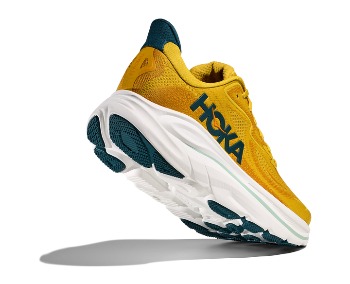 Hoka Mens Clifton 10 - Yellow Gold/Tidal Wave - Neutral - SS26
