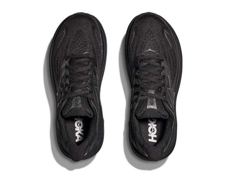 Hoka Womens Clifton 10 - Black/Black - Neutral - SS25